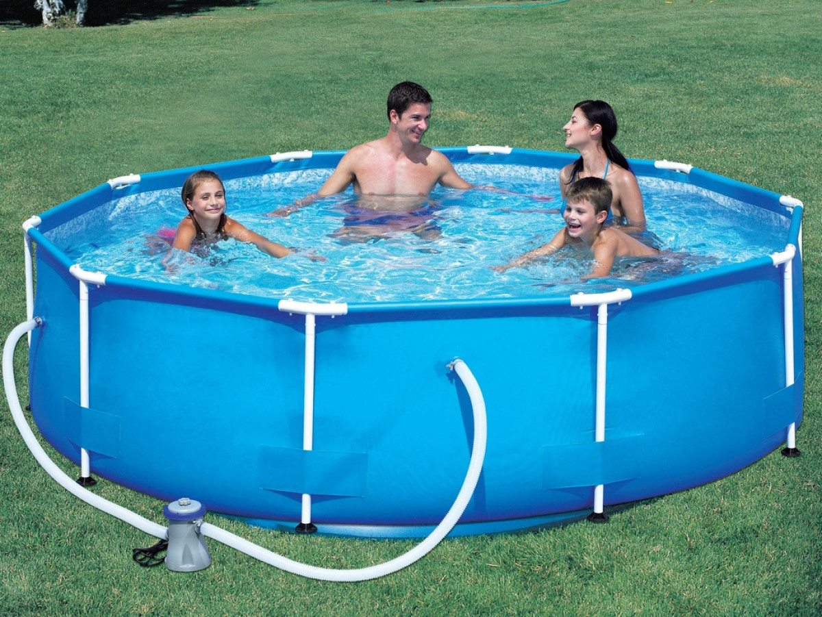 Piscina Bestway Steel Pro Frame circolare 56679 Diam 305 x 76